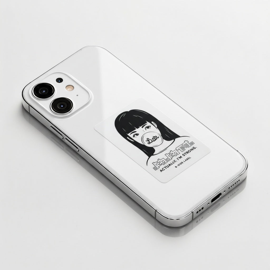 Mixed-Message Girlie ✦ B-Side Label Sticker
