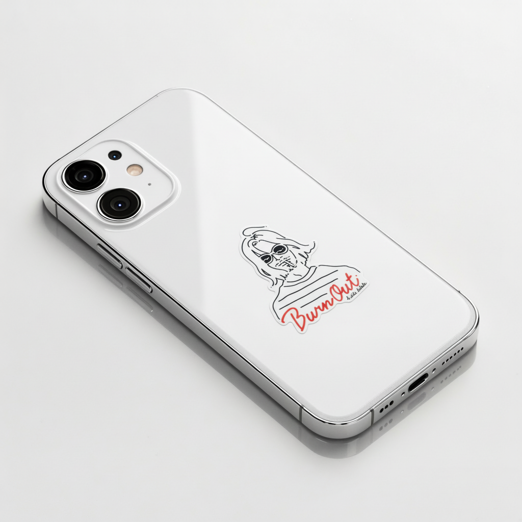 Sunglasses, Stripes and Laid-back ✦ B-Side Label Sticker