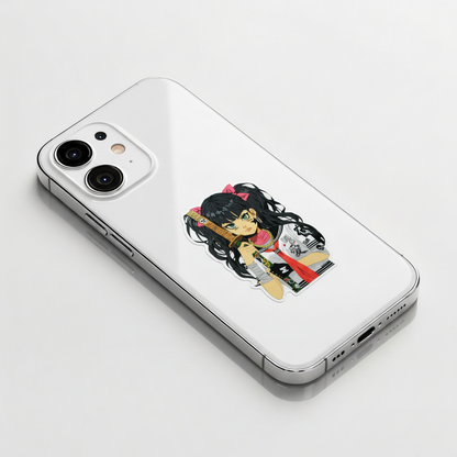 Katana Rebel School Girlie ✦ B-Side Label Sticker