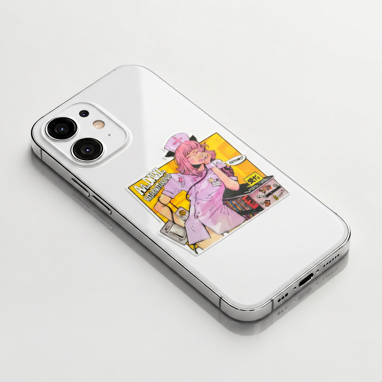 Lazy Nurse Girl ✦ B-Side Label Sticker