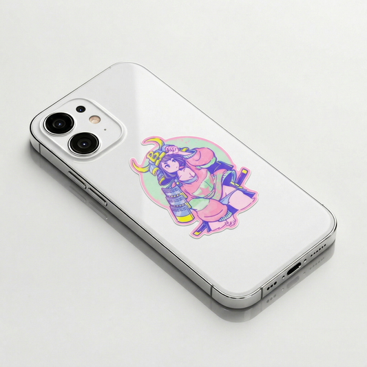 Pop Samurai Girl ✦ B-Side Label Sticker