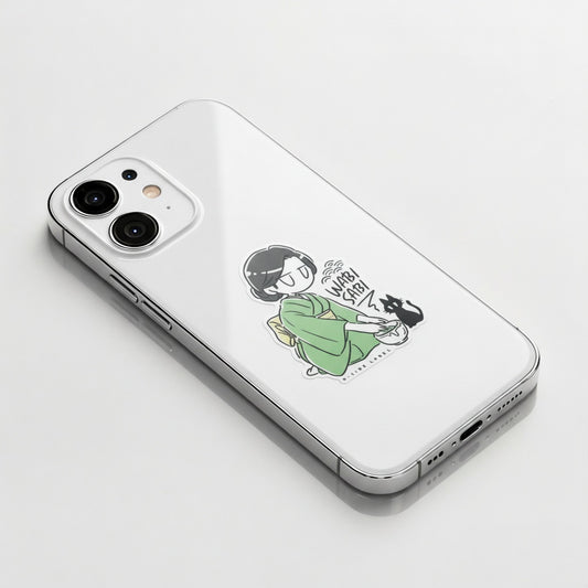 Kimono, Kätzchen & Matcha Tee ✦ B-Side Label Sticker