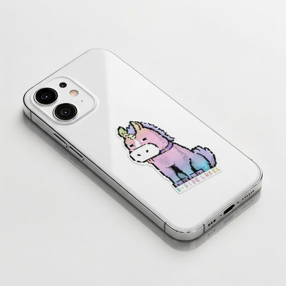 Pixel Pastel Unicorn ✦ B-Side Label Adhesivo