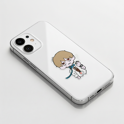 Burnout Office Worker ✦ B-Side Label Sticker