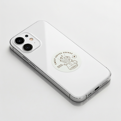 Coffee Brewing ASMR ✦ B-Side Label Sticker
