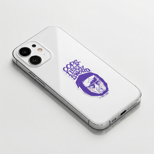 Forgetful Purple Ninja ✦ B-Side Label Sticker