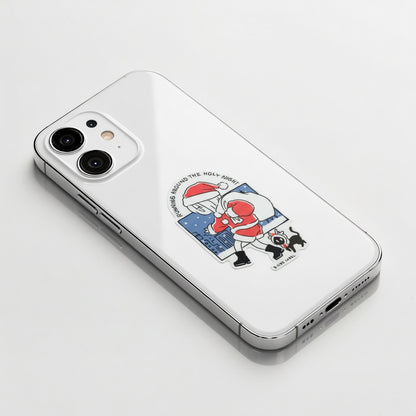 Santa Girlie & Kitty ✦ B-Side Label Sticker