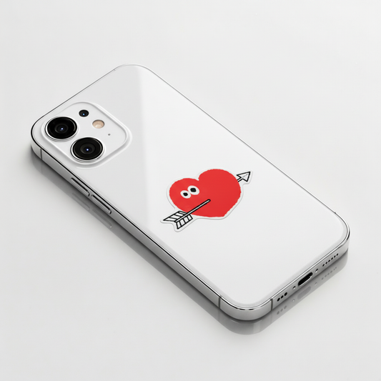 Arrow Through Cute Heart ✦ B-Side Label Sticker