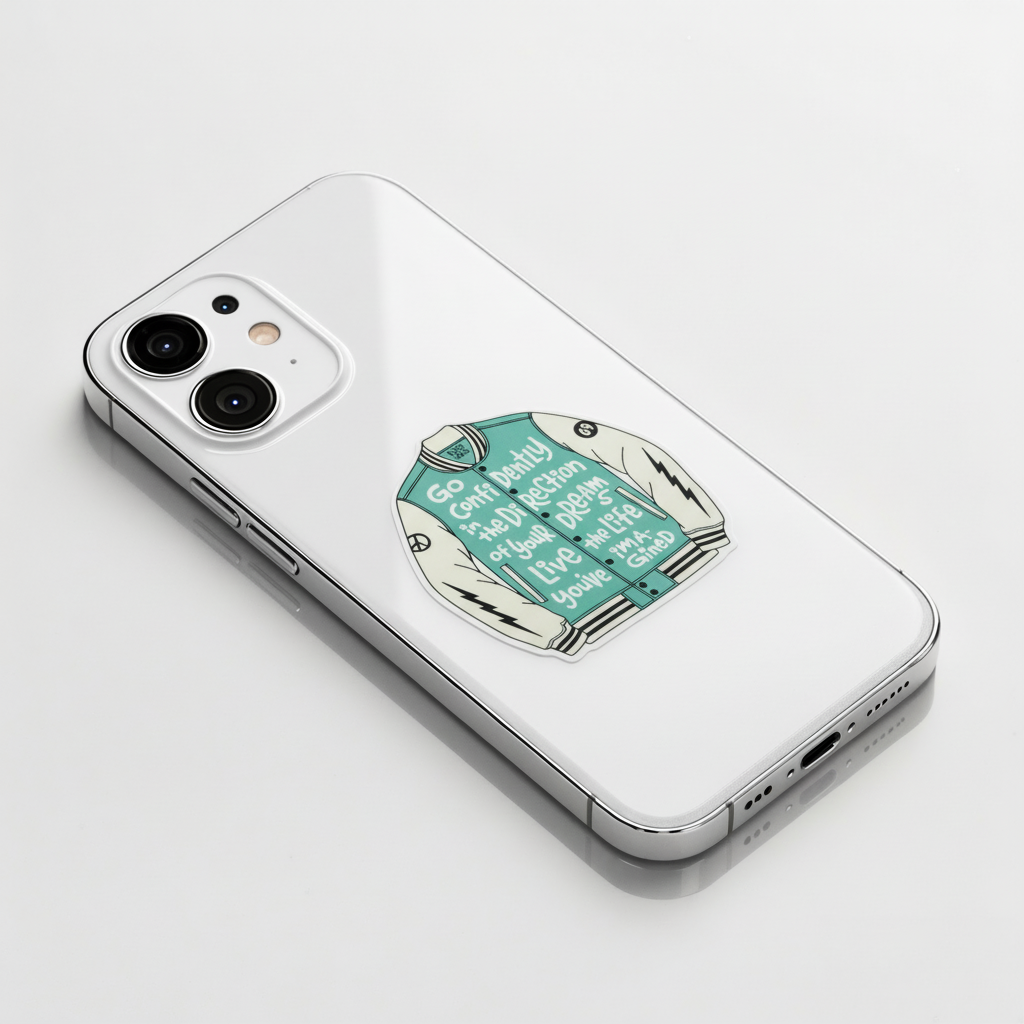 Inspirational Varsity Jacket ✦ B-Side Label Sticker