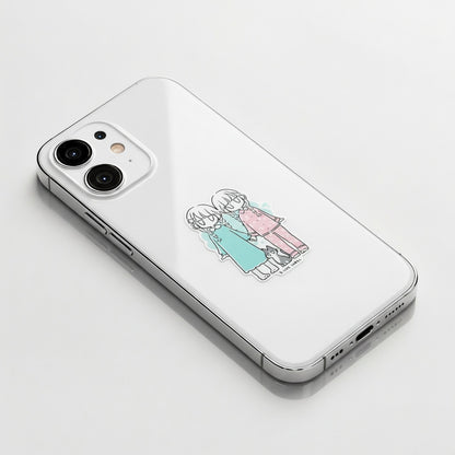 Pigtails, Pajamas & Cat ✦ B-Side Label Sticker