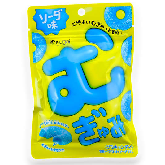 Kasugai Mugyu Gummy ✦ Soda ✦ Japanese Candy