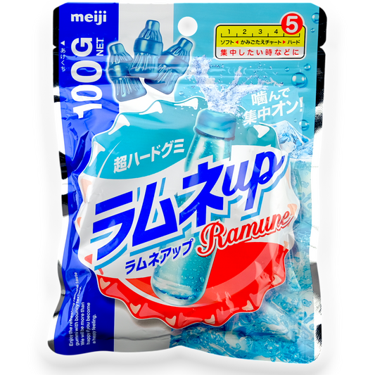 Meiji ✦ Super Hard Gummy ✦ Ramune-Up