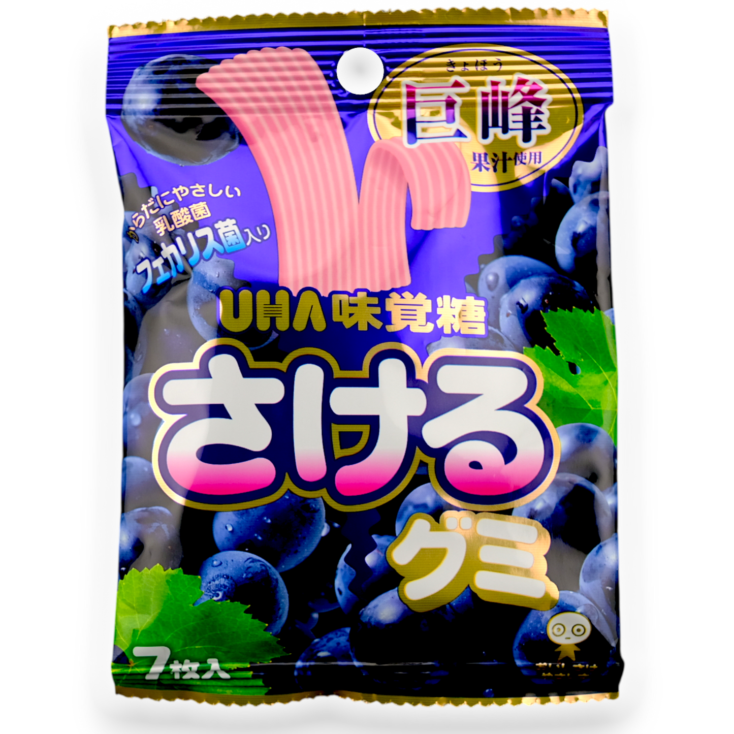 UHA ✦ Sakeru Peelable Gummy ✦ Grape