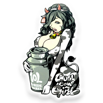 Milk-Maid Girlie ✦ B-Side Label Sticker