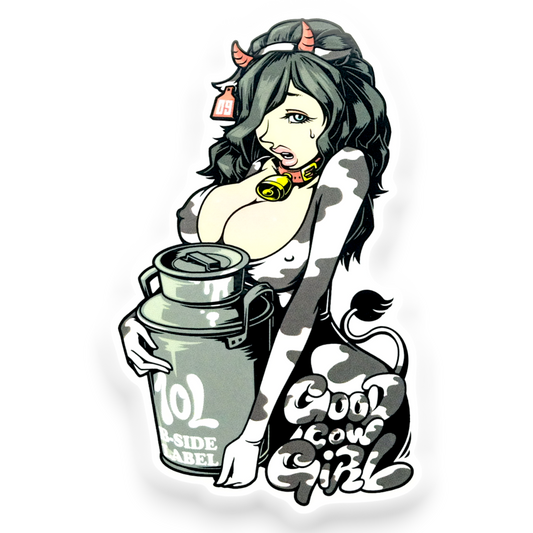 Milk-Maid Girlie ✦ B-Side Label Sticker