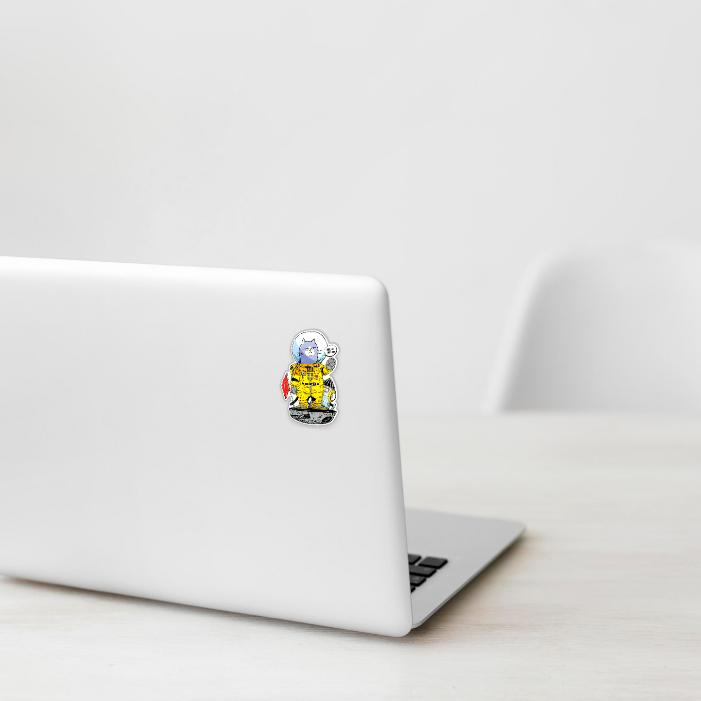 Space Cat Astronaut ✦ B-Side Label Sticker