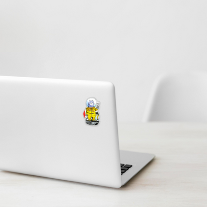 Space Cat Astronaut ✦ B-Side Label Sticker