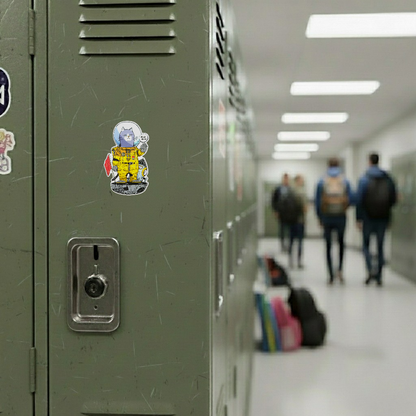 Space Cat Astronaut ✦ B-Side Label Sticker