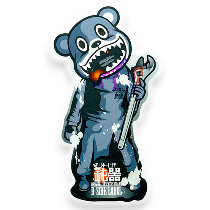Creepy Mascot Wrench ✦ B-Side Label Sticker