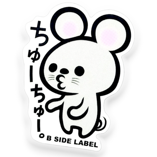Kissy-Face Mouse ✦ B-Side Label Sticker