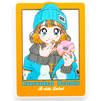 Glazed Donuts Girlie ✦ B-Side Label Sticker