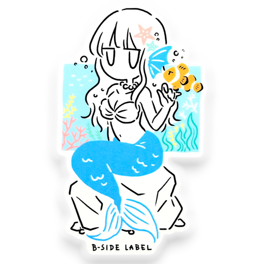 Undersea Mermaid Girlie ✦ B-Side Label Sticker