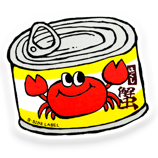 Canned Crabby ✦ B-Side Label Sticker