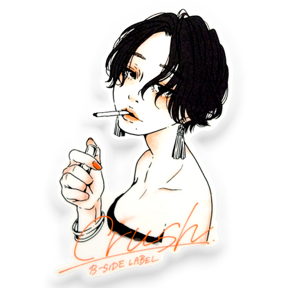Cool Crush Girlie ✦ B-Side Label Sticker
