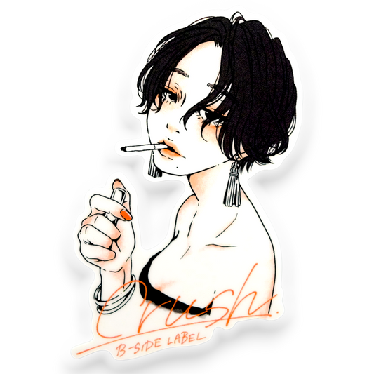 Cool Crush Girlie ✦ B-Side Label Sticker