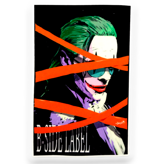 Green-Haired Villain ✦ B-Side Label Sticker