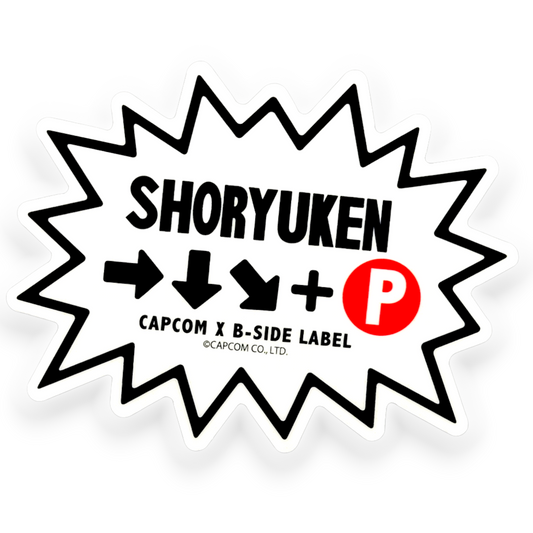 Street Fighter 'Shoryuken!' ✦ B-Side Label Sticker