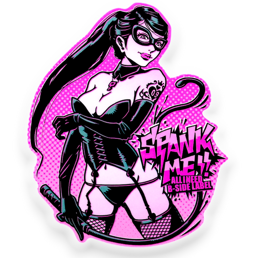 Catwoman Energy ✦ B-Side Label Sticker