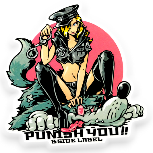 Bad Cop Girlie ✦ B-Side Label Sticker