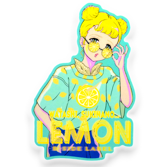 Lemon Girlie ✦ B-Side Label Sticker