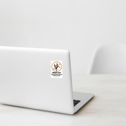 Weight Limit ✦ B-Side Label Sticker