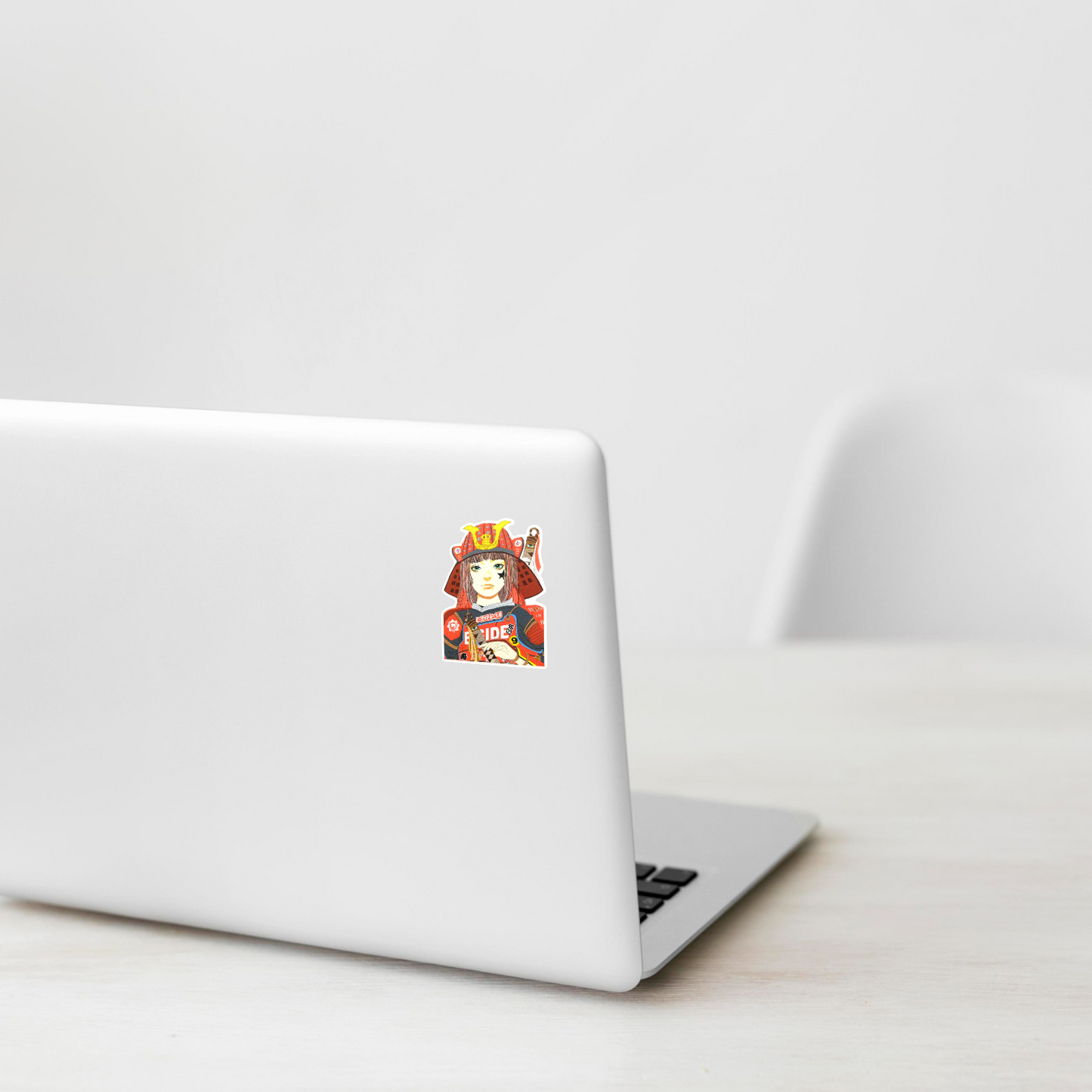Samurai Warrior Girlie ✦ B-Side Label Sticker