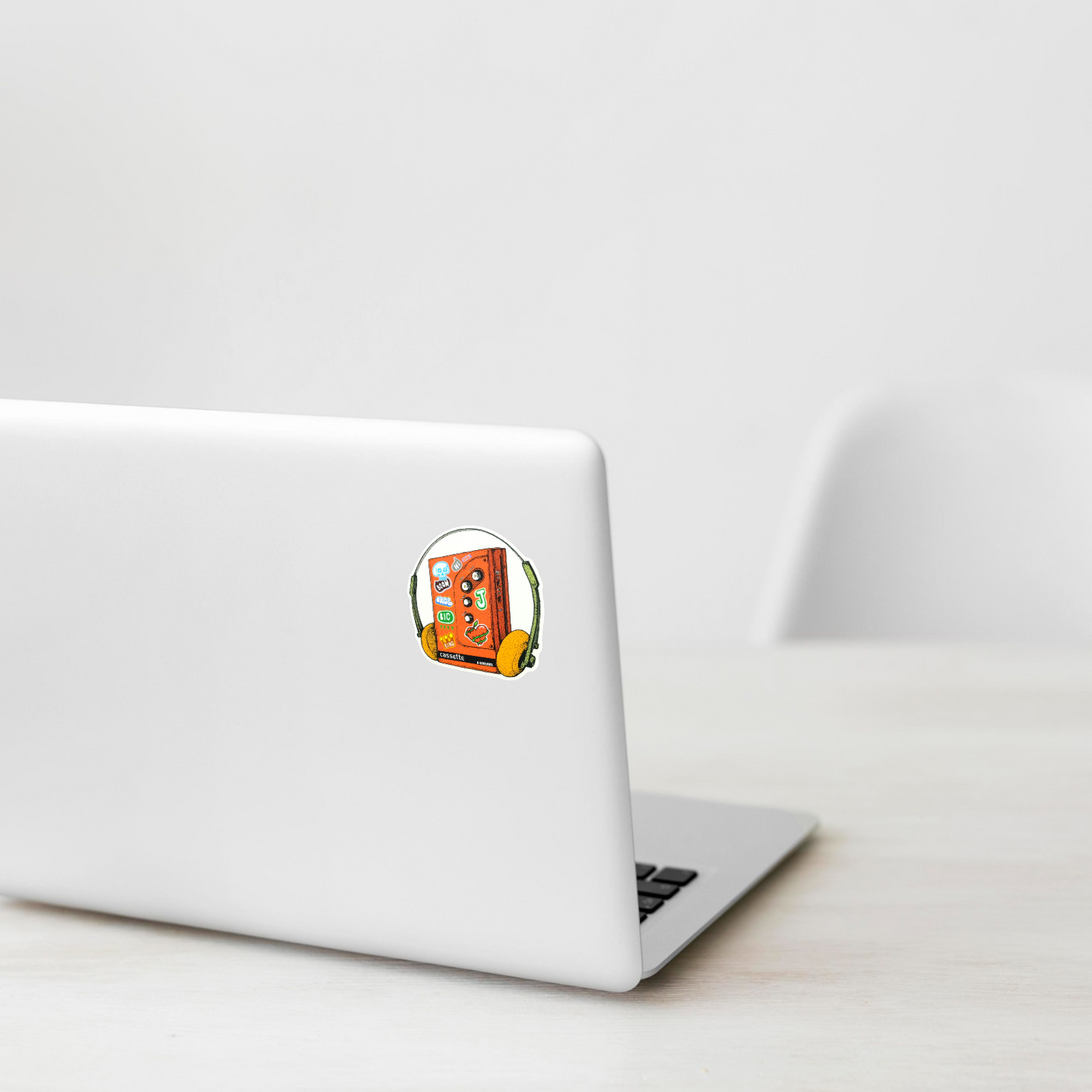 ’80s and ’90s Vibes ✦ B-Side Label Sticker