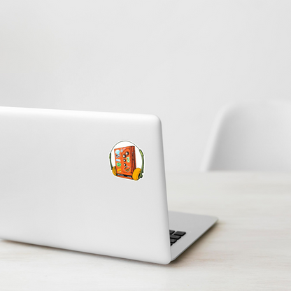 ’80s and ’90s Vibes ✦ B-Side Label Sticker