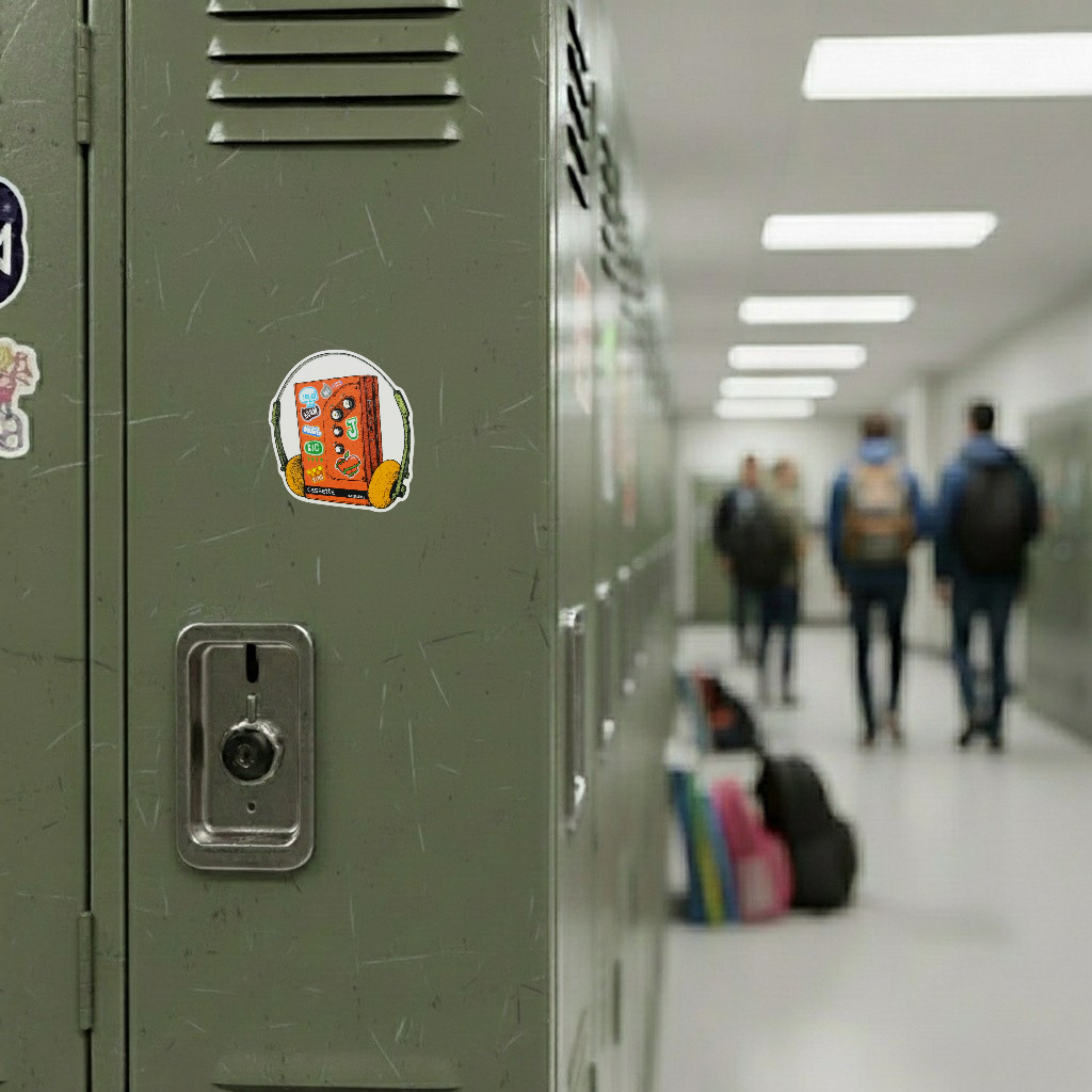 ’80s and ’90s Vibes ✦ B-Side Label Sticker