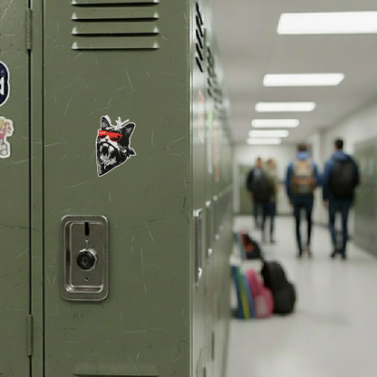 Cool Bandana Cat ✦ B-Side Label Sticker