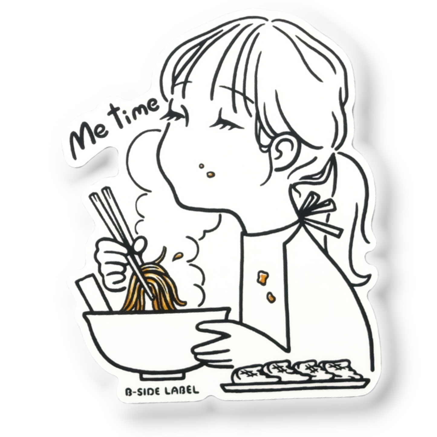 Me Time Girlie ✦ B-Side Label Sticker