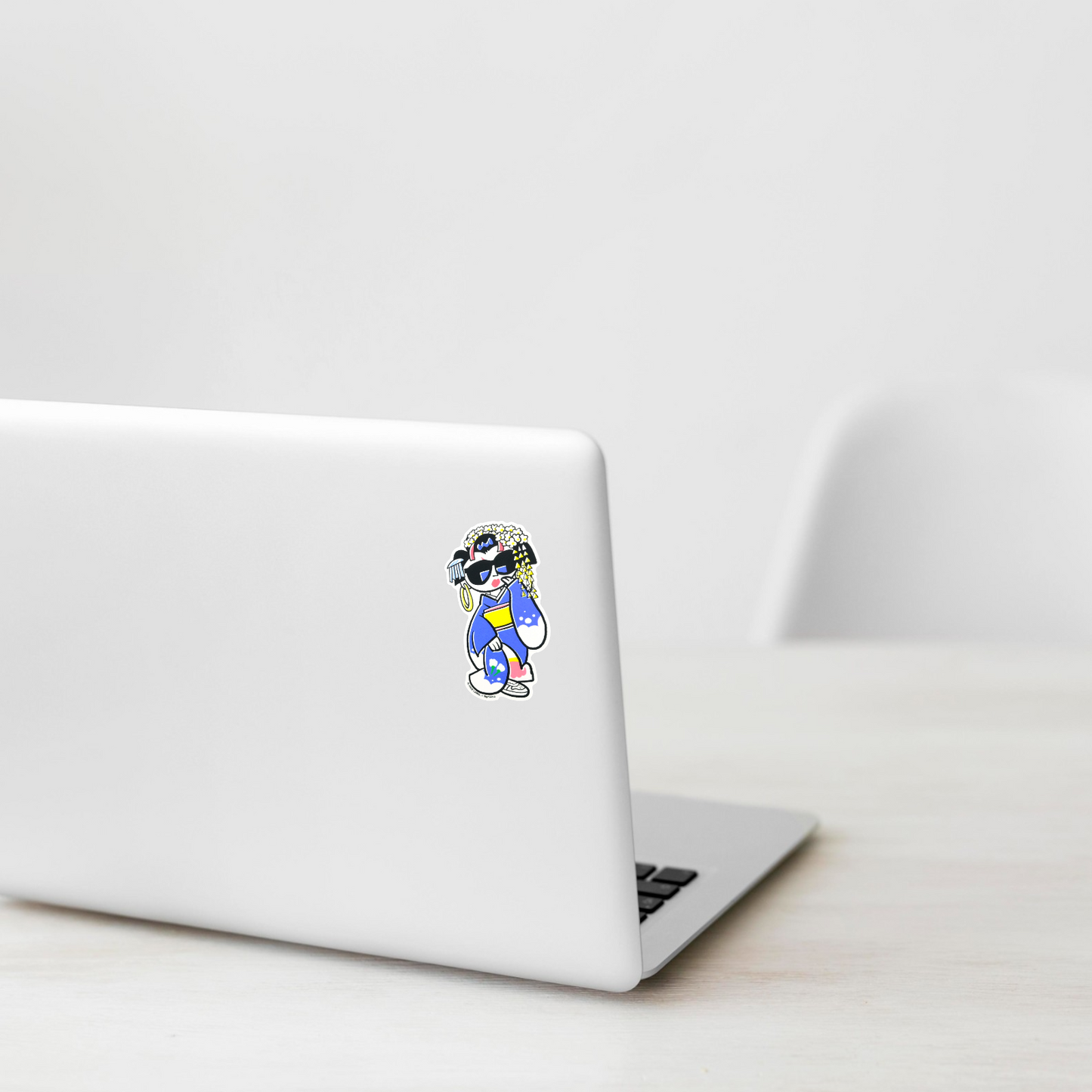 Cool Kimono Maiko ✦ B-Side Label Sticker