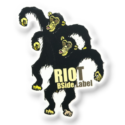 Chimp Riot! ✦ B-Side Label Sticker