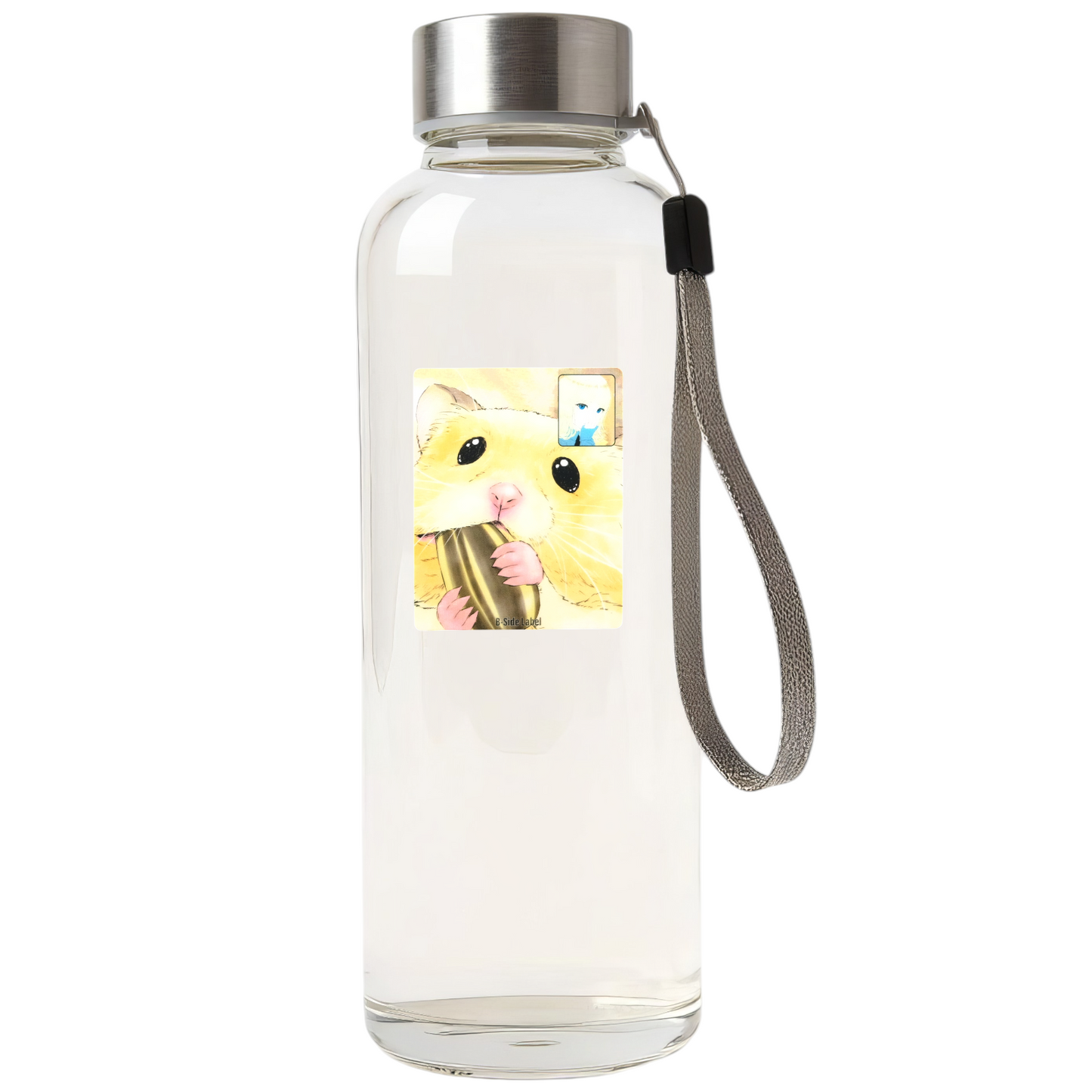 Hamster & Girl Face-Time ✦ B-Side Label Sticker