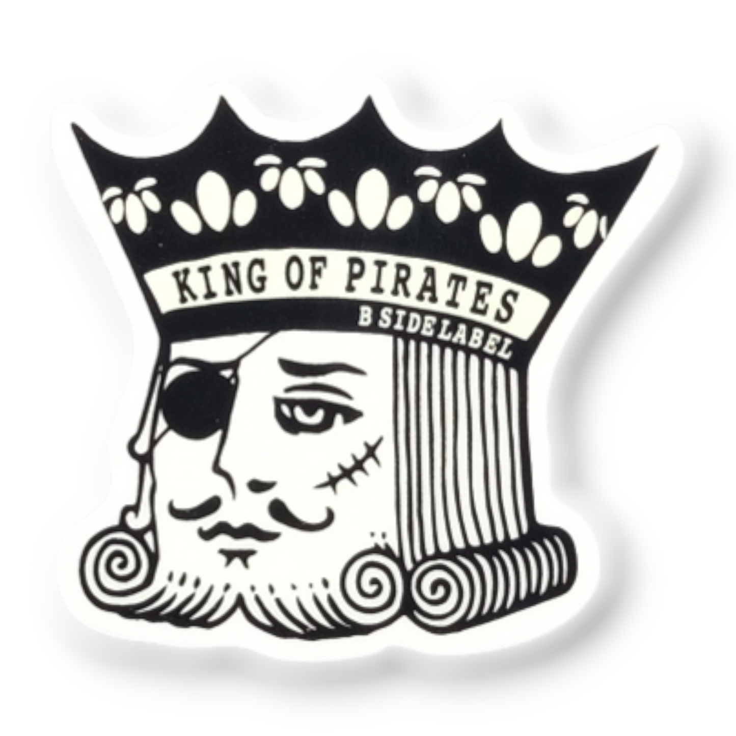 King of Pirates ✦ B-Side Label Sticker