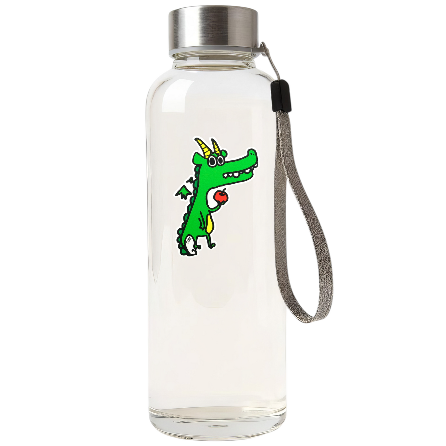 Goofy Dragon & Apple ✦ B-Side Label Sticker