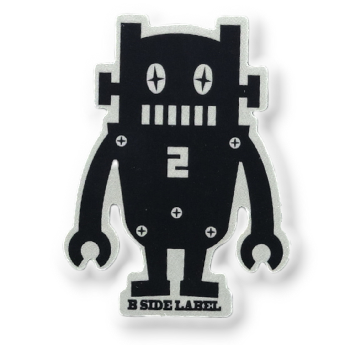 Retro Robot No. 2 ✦ B-Side Label Sticker