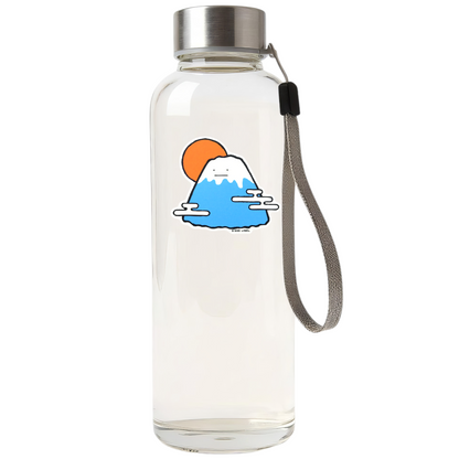 Friendly Mt. Fuji & Sun ✦ B-Side Label Sticker