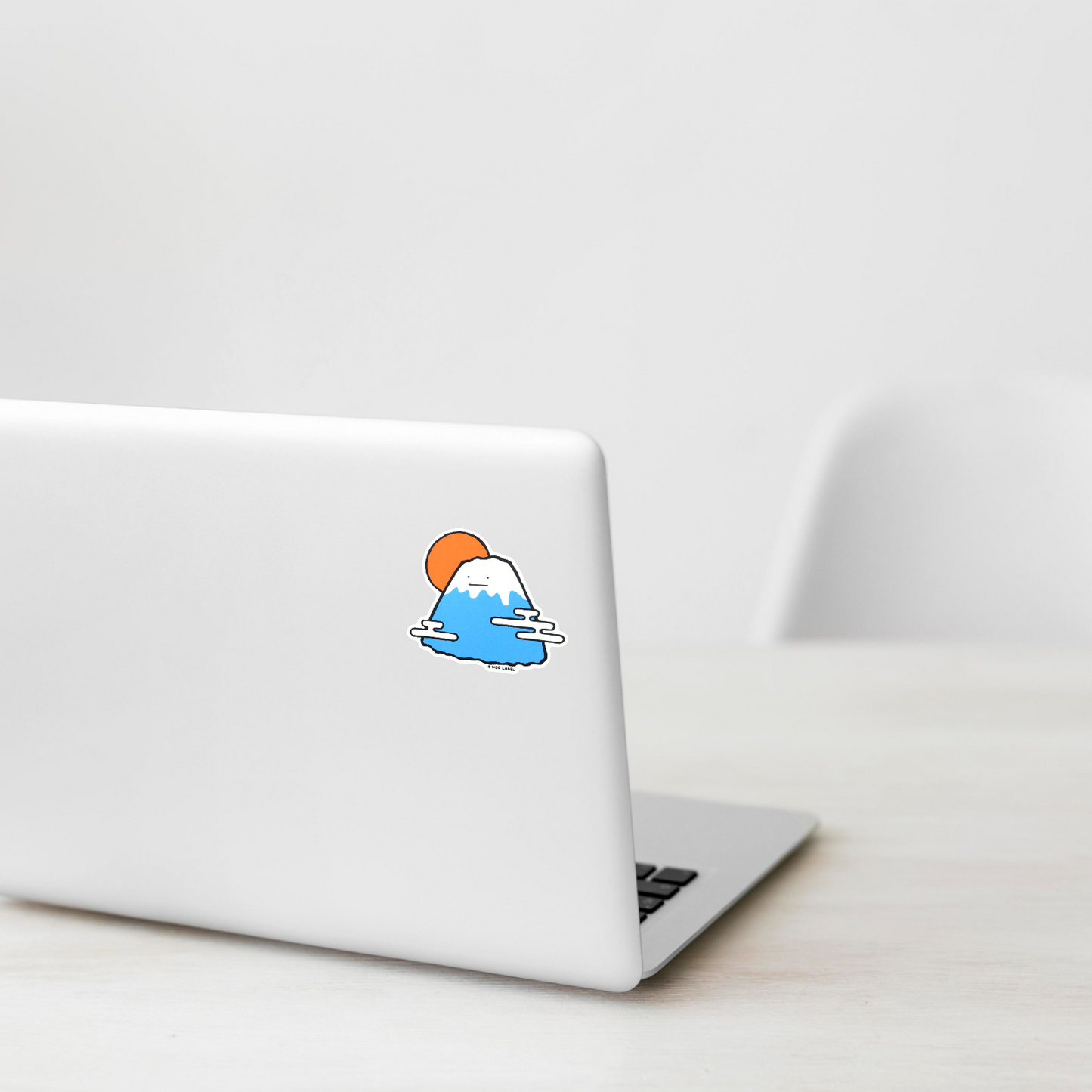 Friendly Mt. Fuji & Sun ✦ B-Side Label Sticker