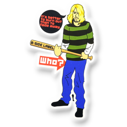 Heart-Shaped Bat? ✦ B-Side Label Sticker